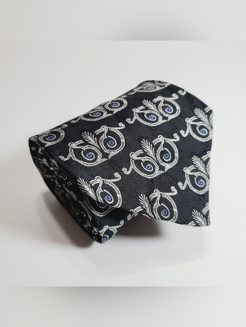 Unicef Multicolor Geometric Pattern Men's Silk Neck Tie 56x4"